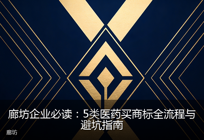 廊坊企业必读：5类医药买商标全流程与避坑指南